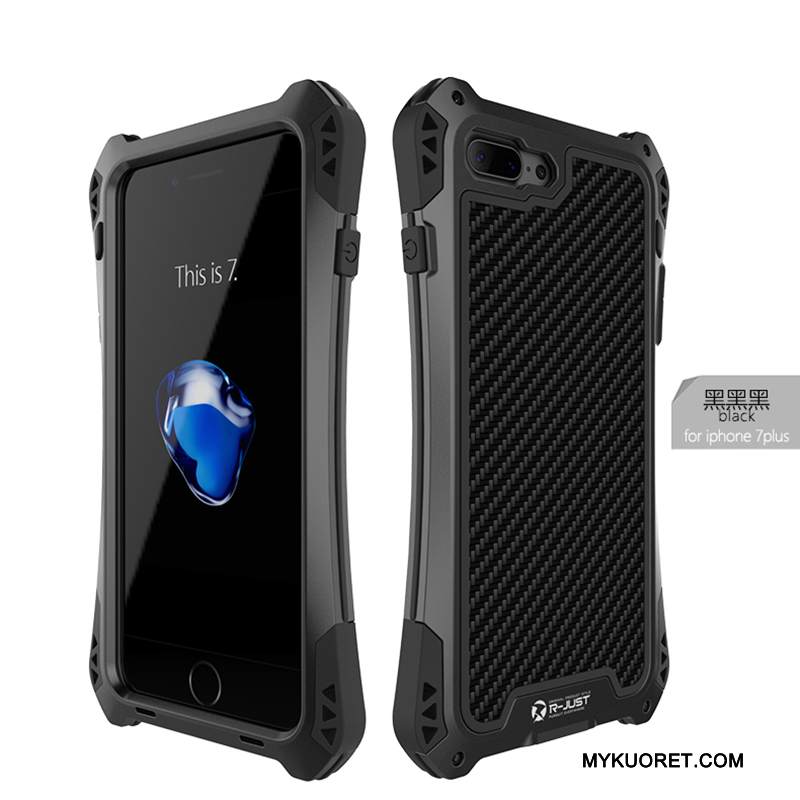 Kuori iPhone 8 Plus Luova Kulta Kehys, Kotelo iPhone 8 Plus Laukut Puhelimen Kuoret Murtumaton