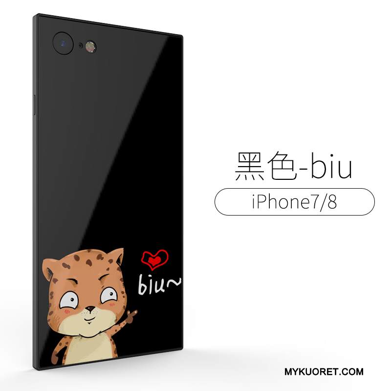 Kuori iPhone 8 Plus Luova Lasi Trendi, Kotelo iPhone 8 Plus Laukut Puhelimen Kuoret Murtumaton