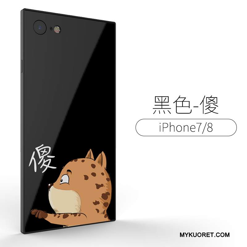 Kuori iPhone 8 Plus Luova Lasi Trendi, Kotelo iPhone 8 Plus Laukut Puhelimen Kuoret Murtumaton