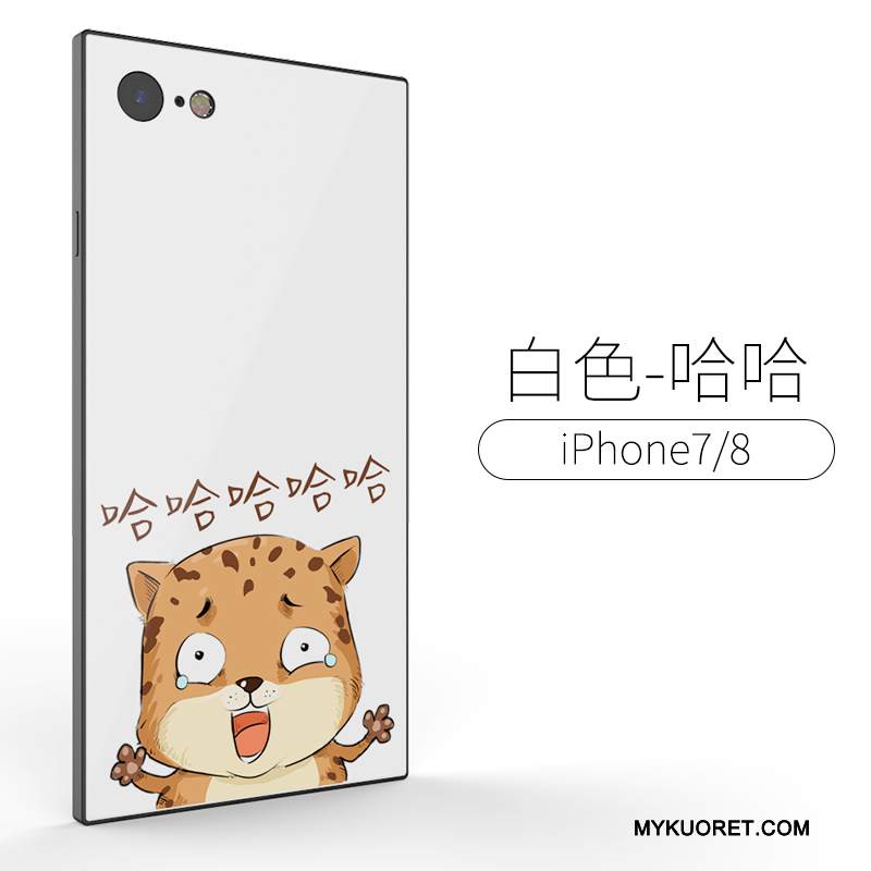 Kuori iPhone 8 Plus Luova Lasi Trendi, Kotelo iPhone 8 Plus Laukut Puhelimen Kuoret Murtumaton