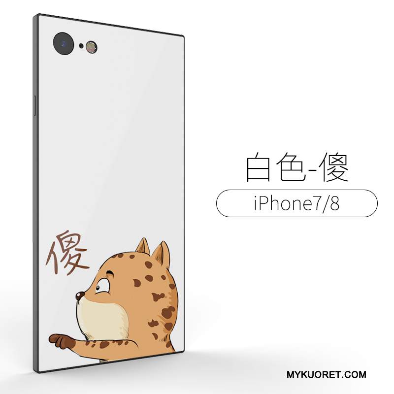 Kuori iPhone 8 Plus Luova Lasi Trendi, Kotelo iPhone 8 Plus Laukut Puhelimen Kuoret Murtumaton