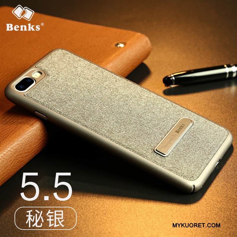 Kuori iPhone 8 Plus Luova Liiketoiminta Harmaa, Kotelo iPhone 8 Plus Tuki Puhelimen Kuoret Magneettinen