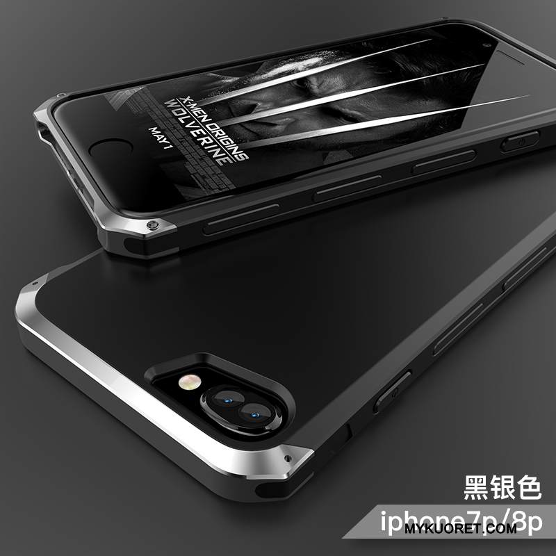 Kuori iPhone 8 Plus Luova Violetti Persoonallisuus, Kotelo iPhone 8 Plus Laukut Puhelimen Kuoret Murtumaton