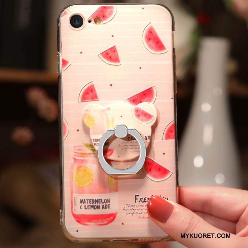 Kuori iPhone 8 Plus Monivärinen Läpinäkyvä Persoonallisuus, Kotelo iPhone 8 Plus Luova Ihana Puhelimen Kuoret