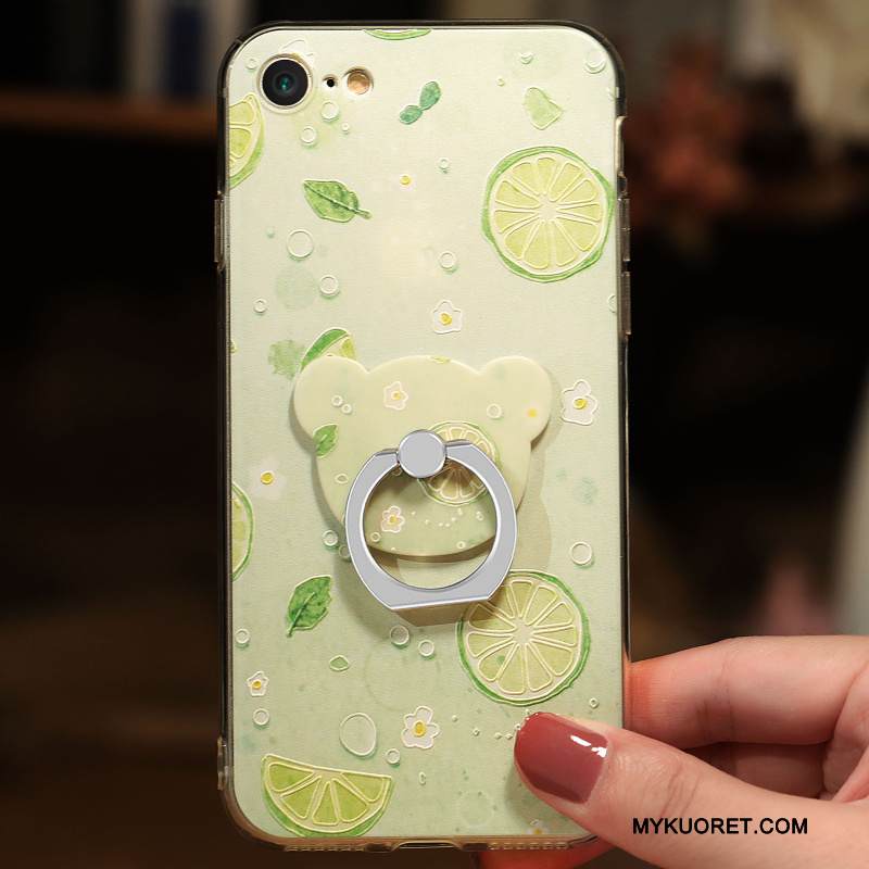 Kuori iPhone 8 Plus Monivärinen Läpinäkyvä Persoonallisuus, Kotelo iPhone 8 Plus Luova Ihana Puhelimen Kuoret