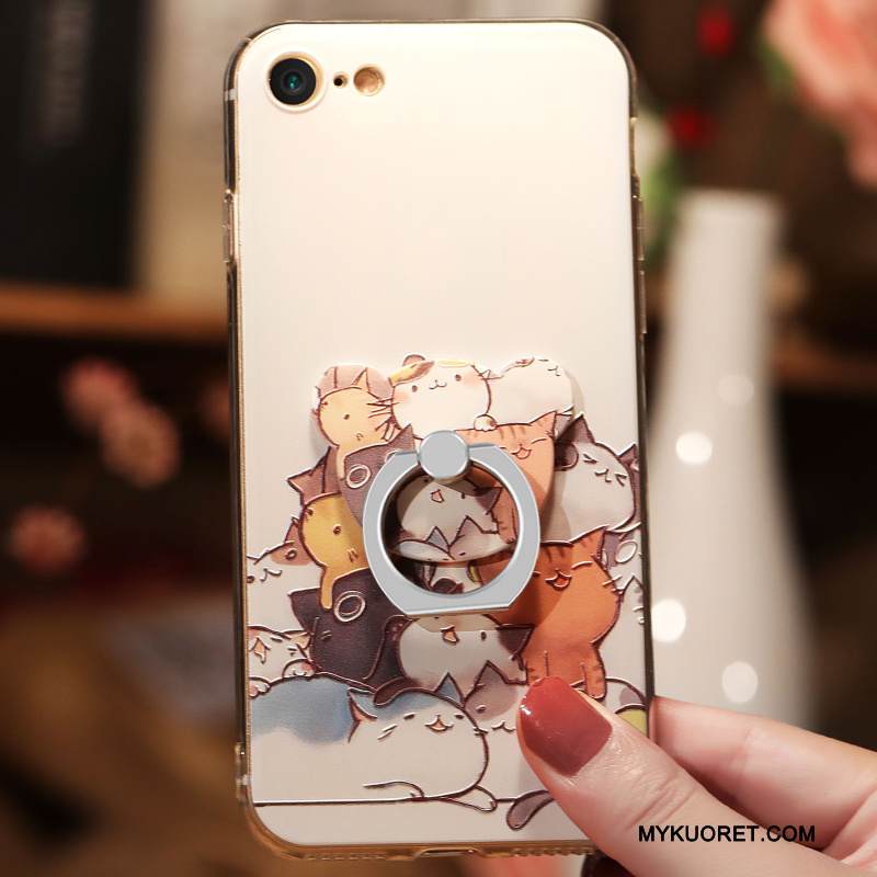 Kuori iPhone 8 Plus Monivärinen Läpinäkyvä Persoonallisuus, Kotelo iPhone 8 Plus Luova Ihana Puhelimen Kuoret