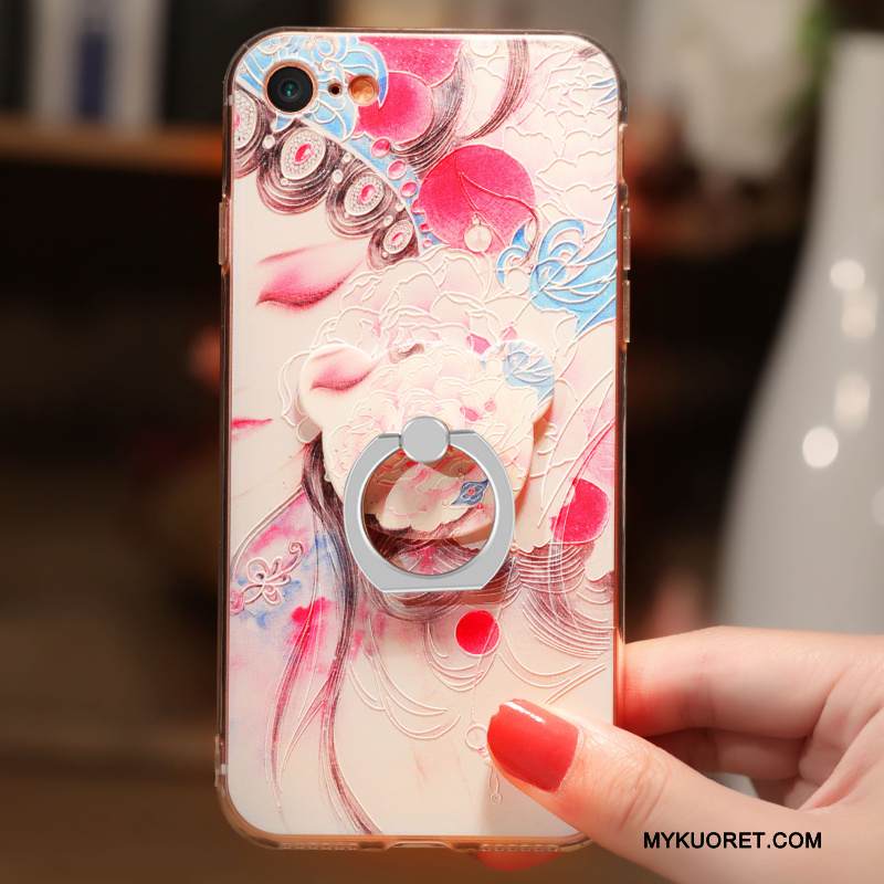 Kuori iPhone 8 Plus Monivärinen Läpinäkyvä Persoonallisuus, Kotelo iPhone 8 Plus Luova Ihana Puhelimen Kuoret