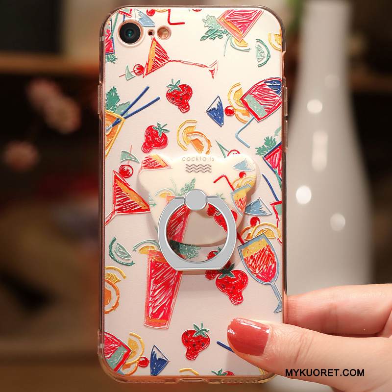 Kuori iPhone 8 Plus Monivärinen Läpinäkyvä Persoonallisuus, Kotelo iPhone 8 Plus Luova Ihana Puhelimen Kuoret