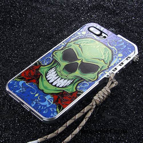 Kuori iPhone 8 Plus Monivärinen Puhelimen Kuoret Kehys, Kotelo iPhone 8 Plus Metalli Murtumaton Koneet