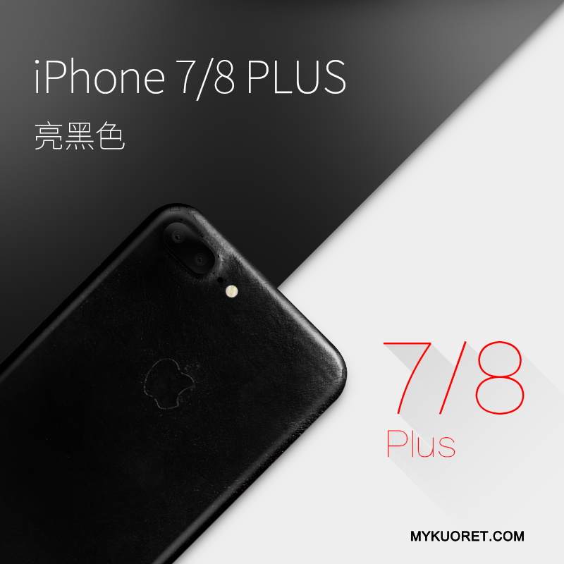 Kuori iPhone 8 Plus Nahka Keltainen Ultra, Kotelo iPhone 8 Plus Luova Puhelimen Kuoret Ohut