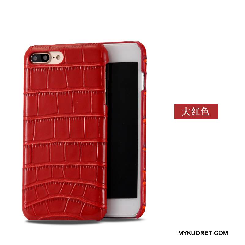 Kuori iPhone 8 Plus Nahka Kukkakuvio Harmaa, Kotelo iPhone 8 Plus Suojaus Puhelimen Kuoret Takakansi