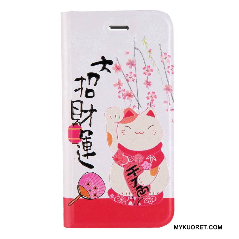 Kuori iPhone 8 Plus Nahka Murtumaton Sininen, Kotelo iPhone 8 Plus Kohokuviointi Puhelimen Kuoret Ulotteinen