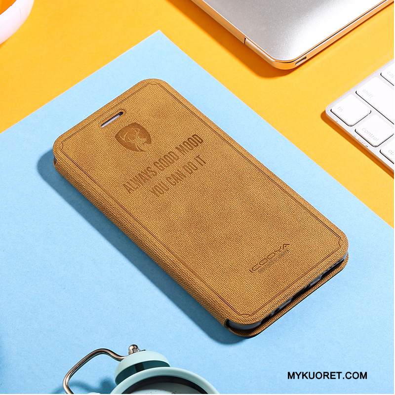 Kuori iPhone 8 Plus Nahka Nuoret Vihreä, Kotelo iPhone 8 Plus Suojaus Puhelimen Kuoret