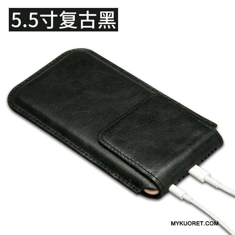 Kuori iPhone 8 Plus Nahka Punainen Murtumaton, Kotelo iPhone 8 Plus Suojaus Uusi