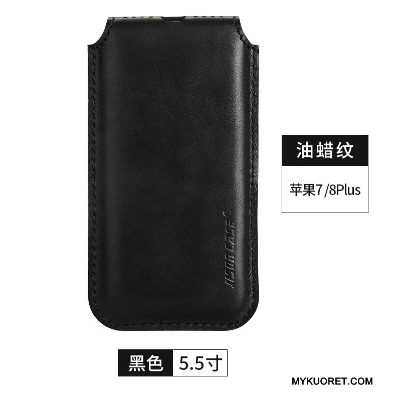 Kuori iPhone 8 Plus Nahka Punainen Murtumaton, Kotelo iPhone 8 Plus Suojaus Uusi