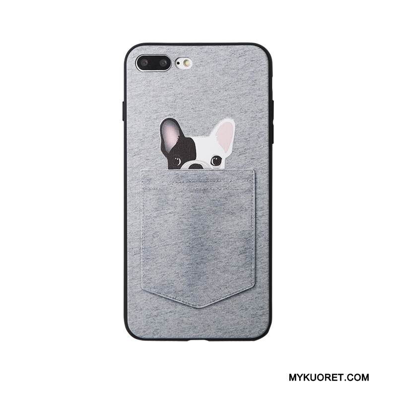 Kuori iPhone 8 Plus Pehmeä Neste Puhelimen Kuoret Murtumaton, Kotelo iPhone 8 Plus Silikoni Ripustettavat Koristeet Uusi