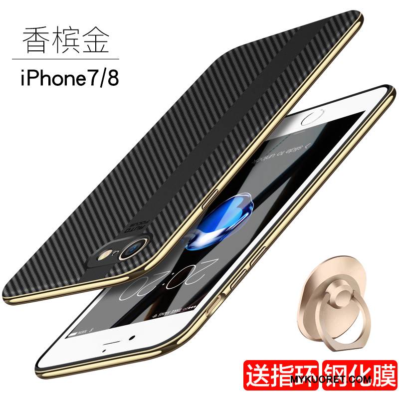 Kuori iPhone 8 Plus Pehmeä Neste Sininen Ultra, Kotelo iPhone 8 Plus Luova Tide-brändi Punainen