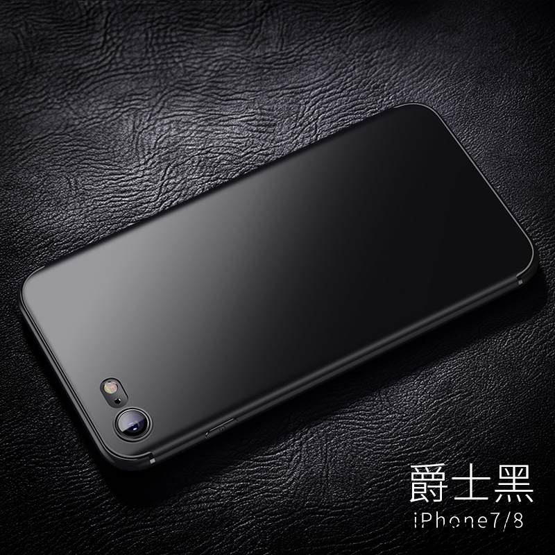 Kuori iPhone 8 Plus Pehmeä Neste Trendi Pesty Suede, Kotelo iPhone 8 Plus Silikoni Punainen Puhelimen Kuoret