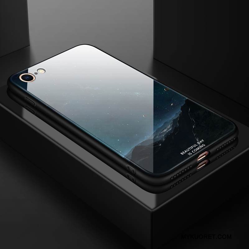 Kuori iPhone 8 Plus Pehmeä Neste Tähtitaivas Sininen, Kotelo iPhone 8 Plus Murtumaton Puhelimen Kuoret