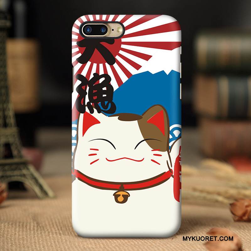 Kuori iPhone 8 Plus Sarjakuva Ihana Persoonallisuus, Kotelo iPhone 8 Plus Luova Rikkaus Vihreä