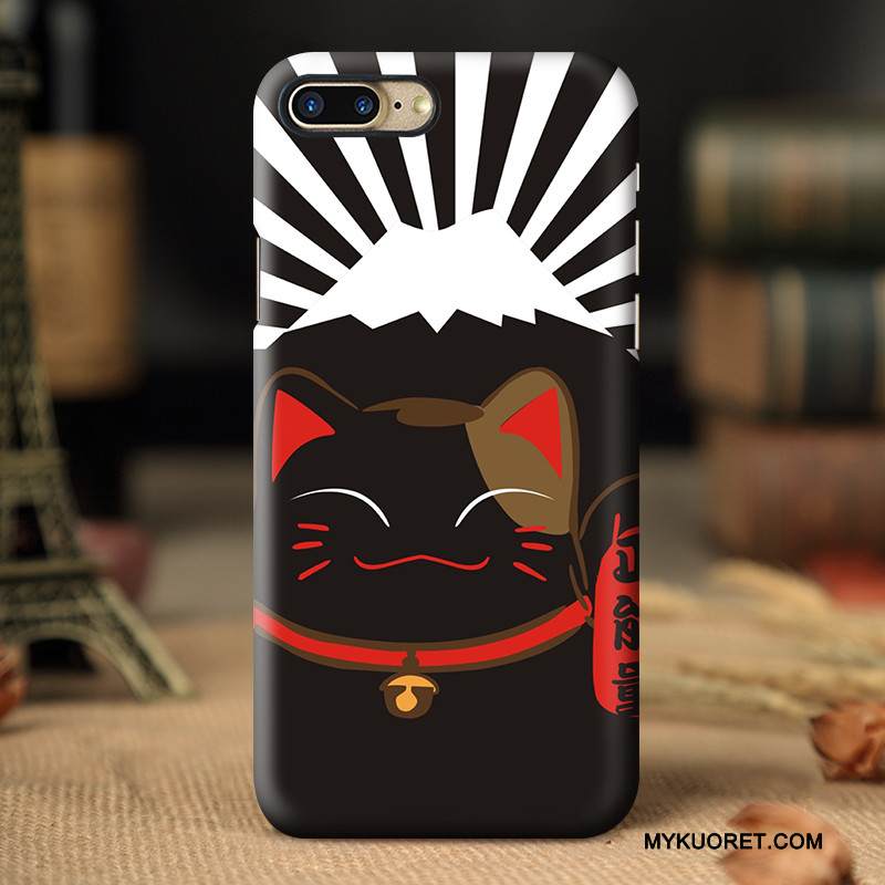 Kuori iPhone 8 Plus Sarjakuva Ihana Persoonallisuus, Kotelo iPhone 8 Plus Luova Rikkaus Vihreä