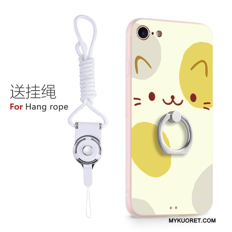 Kuori iPhone 8 Plus Sarjakuva Ripustettavat Koristeet Sininen, Kotelo iPhone 8 Plus Silikoni Kova Tide-brändi