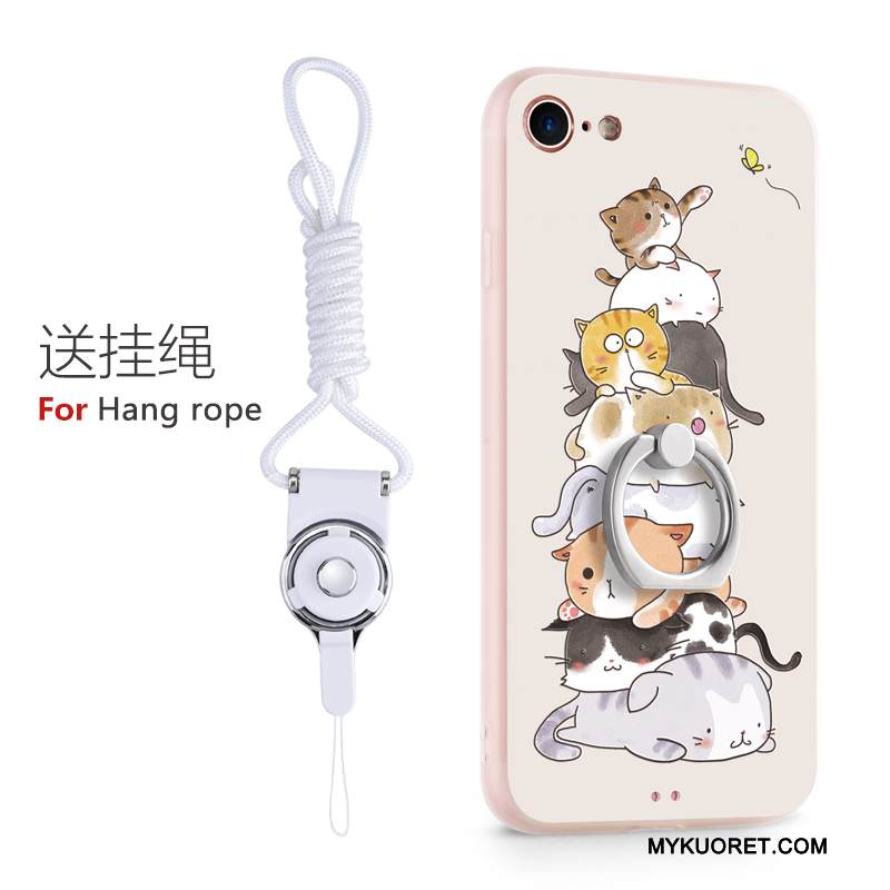 Kuori iPhone 8 Plus Sarjakuva Ripustettavat Koristeet Sininen, Kotelo iPhone 8 Plus Silikoni Kova Tide-brändi