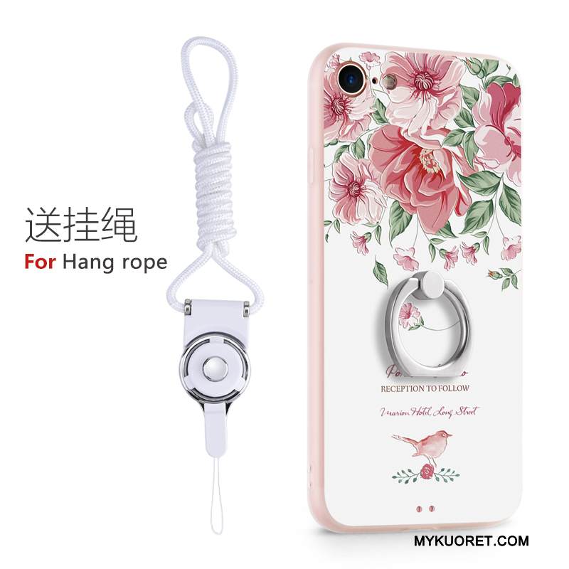 Kuori iPhone 8 Plus Sarjakuva Ripustettavat Koristeet Sininen, Kotelo iPhone 8 Plus Silikoni Kova Tide-brändi