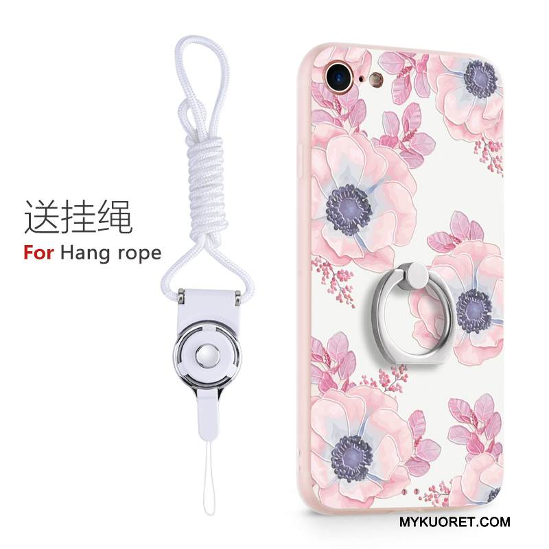 Kuori iPhone 8 Plus Sarjakuva Ripustettavat Koristeet Sininen, Kotelo iPhone 8 Plus Silikoni Kova Tide-brändi