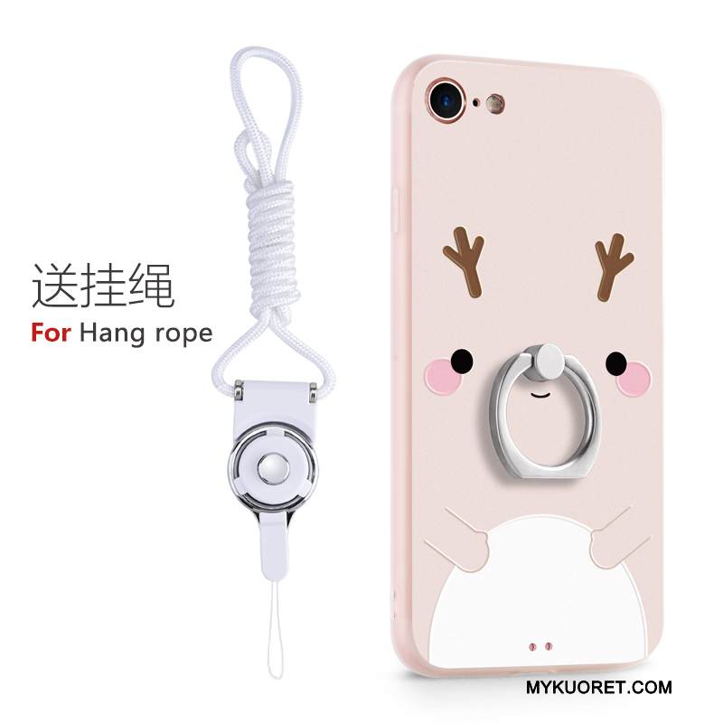 Kuori iPhone 8 Plus Sarjakuva Ripustettavat Koristeet Sininen, Kotelo iPhone 8 Plus Silikoni Kova Tide-brändi