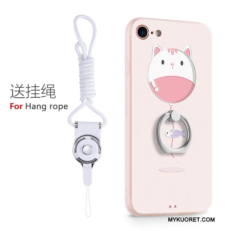 Kuori iPhone 8 Plus Sarjakuva Ripustettavat Koristeet Sininen, Kotelo iPhone 8 Plus Silikoni Kova Tide-brändi