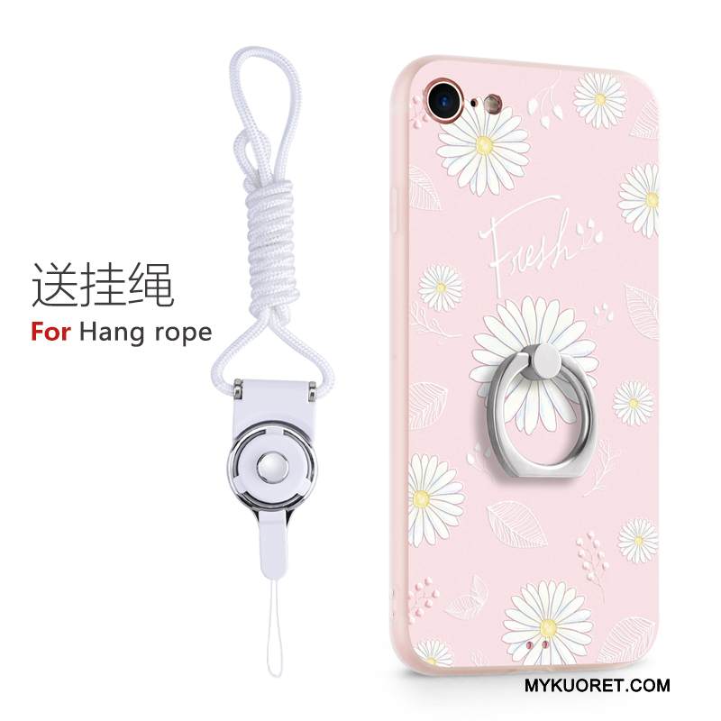 Kuori iPhone 8 Plus Sarjakuva Ripustettavat Koristeet Sininen, Kotelo iPhone 8 Plus Silikoni Kova Tide-brändi