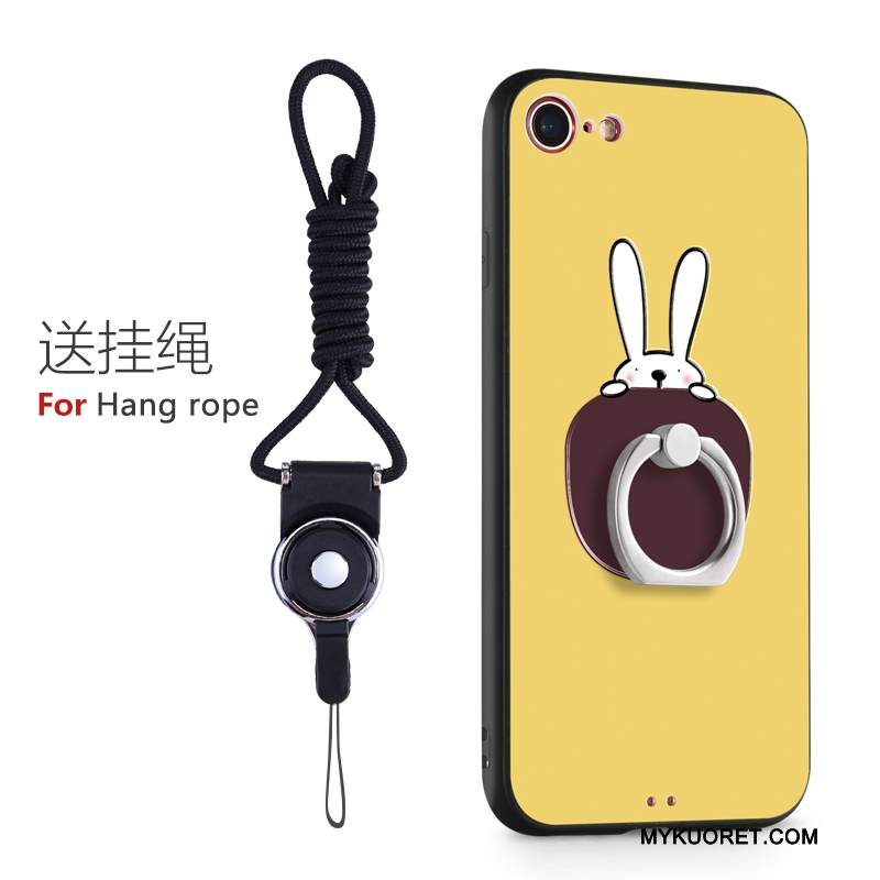 Kuori iPhone 8 Plus Silikoni Jauhe Puhelimen Kuoret, Kotelo iPhone 8 Plus Tide-brändi Rengas