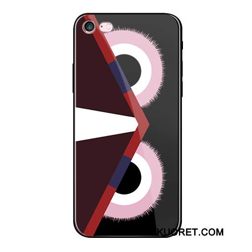 Kuori iPhone 8 Plus Silikoni Lasi Trendi, Kotelo iPhone 8 Plus Laukut Puhelimen Kuoret Sininen