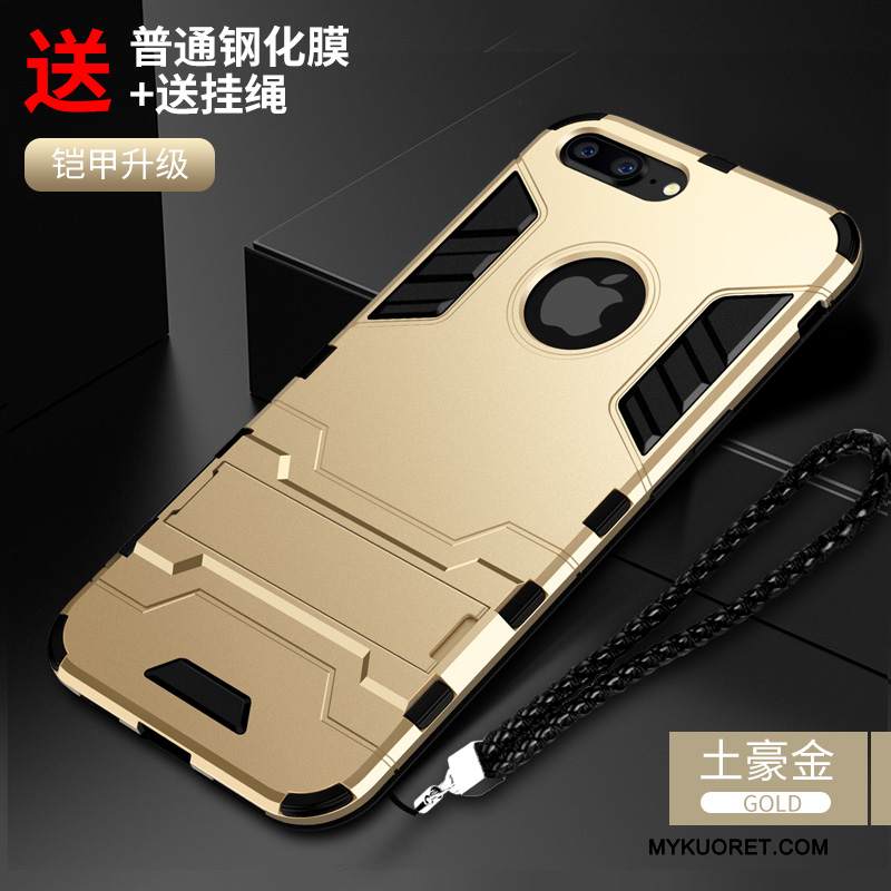 Kuori iPhone 8 Plus Silikoni Murtumaton Puhelimen Kuoret, Kotelo iPhone 8 Plus Laukut Kova Musta