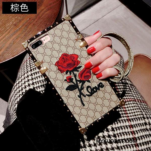 Kuori iPhone 8 Plus Silikoni Tyylikäs Puhelimen Kuoret, Kotelo iPhone 8 Plus Laukut Ripustettavat Koristeet Trendi