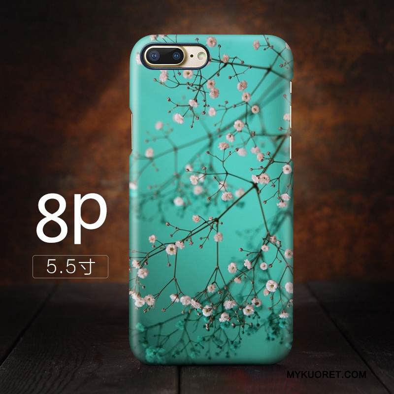 Kuori iPhone 8 Plus Vuosikerta Puhelimen Kuoret Korkea, Kotelo iPhone 8 Plus Murtumaton Tähtitaivas