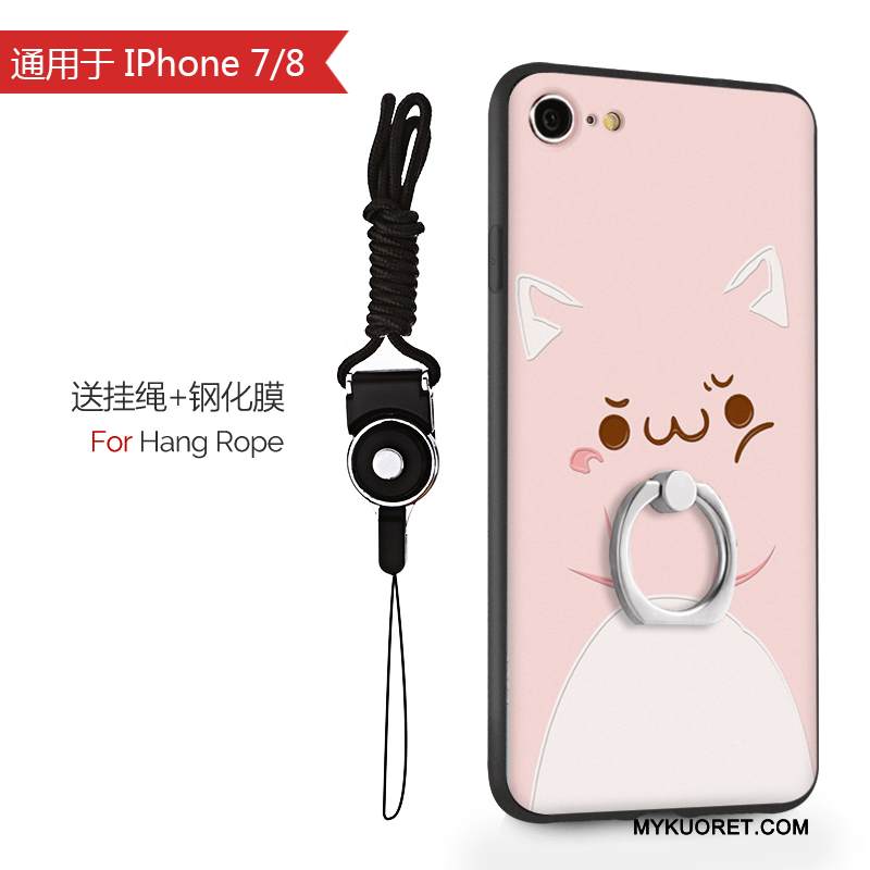 Kuori iPhone 8 Silikoni Puhelimen Kuoret Kova, Kotelo iPhone 8 Suojaus Sininen