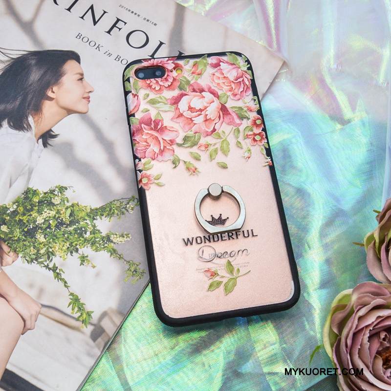 Kuori iPhone 8 Silikoni Taide Kova, Kotelo iPhone 8 Laukut Rengas Murtumaton