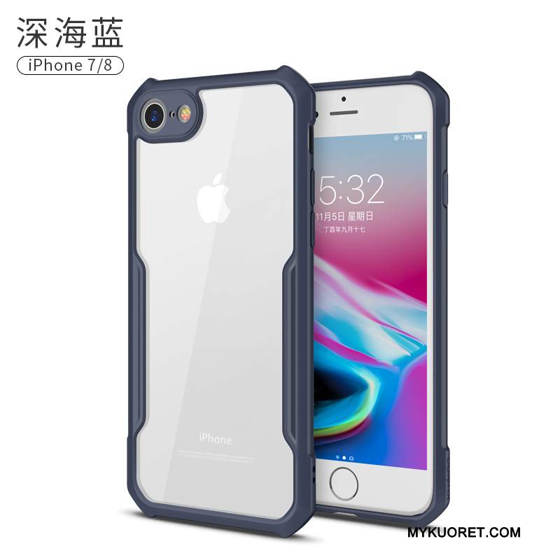 Kuori iPhone 8 Silikoni Ultra Uusi, Kotelo iPhone 8 Suojaus Puhelimen Kuoret Musta