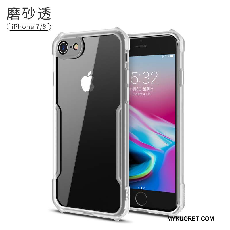 Kuori iPhone 8 Silikoni Ultra Uusi, Kotelo iPhone 8 Suojaus Puhelimen Kuoret Musta