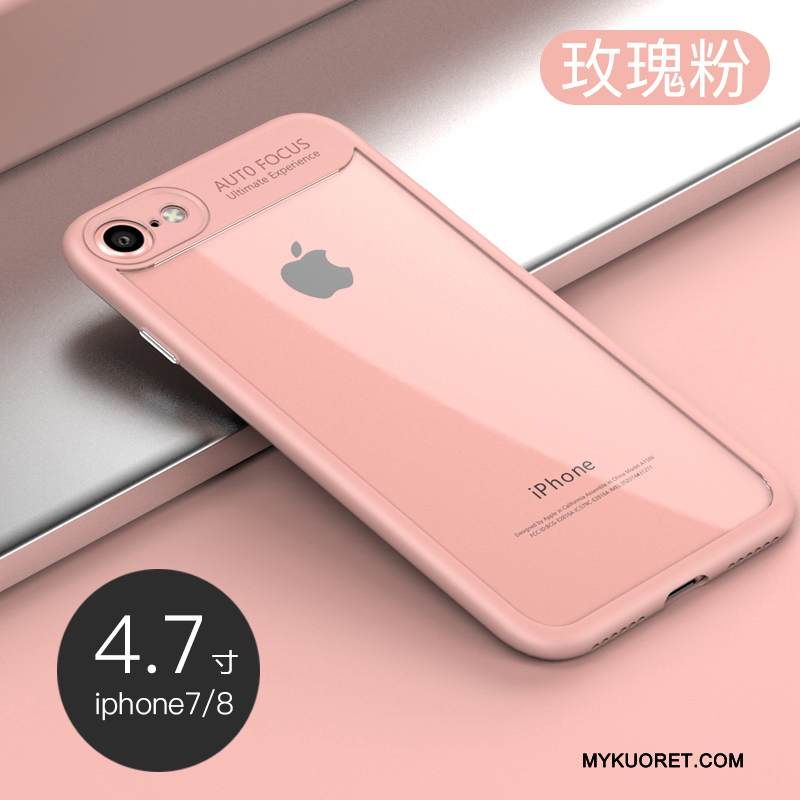 Kuori iPhone 8 Suojaus Puhelimen Kuoret Trendi, Kotelo iPhone 8 Pehmeä Neste Musta