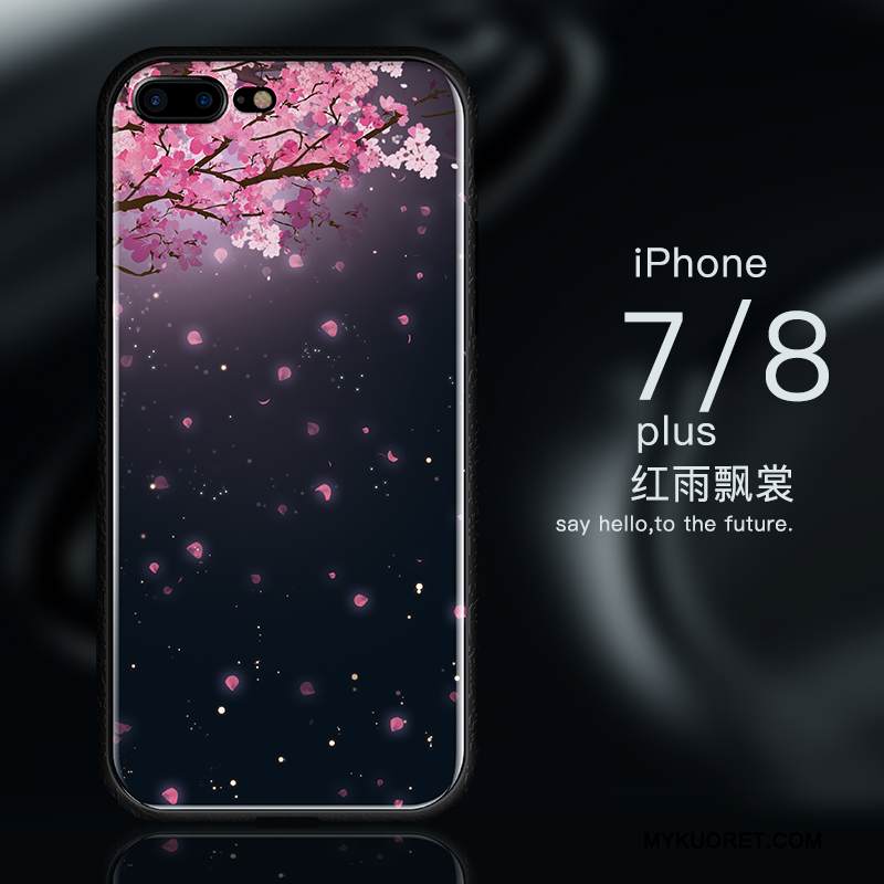 Kuori iPhone 8 Suojaus Sininen Uusi, Kotelo iPhone 8 Laukut Ultra Lasi