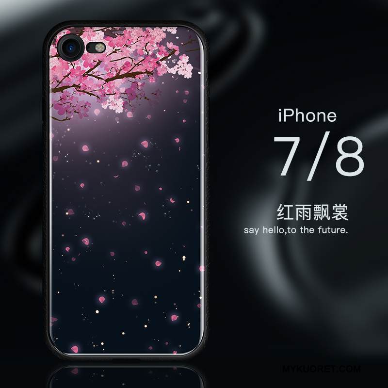 Kuori iPhone 8 Suojaus Sininen Uusi, Kotelo iPhone 8 Laukut Ultra Lasi