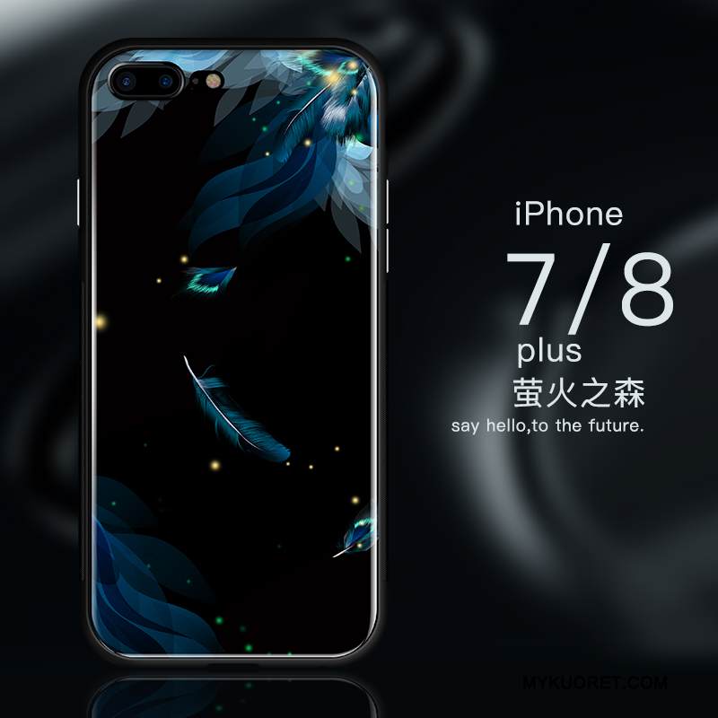 Kuori iPhone 8 Suojaus Sininen Uusi, Kotelo iPhone 8 Laukut Ultra Lasi