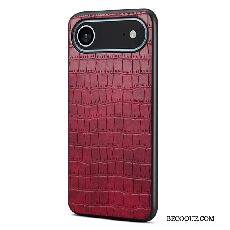 Kuori iPhone Air Krokotiilikuvioinen Teline