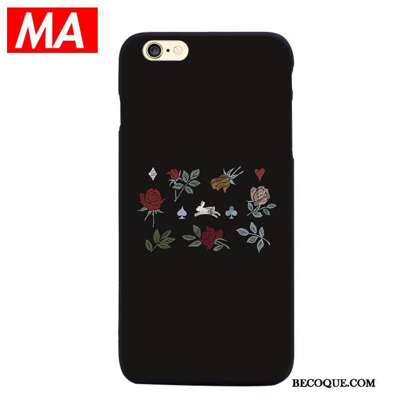 Kuori iPhone Se 2020 Luova Puhelimen Kuoret Musta, Kotelo iPhone Se 2020 Pehmeä Neste Kukka Trendi