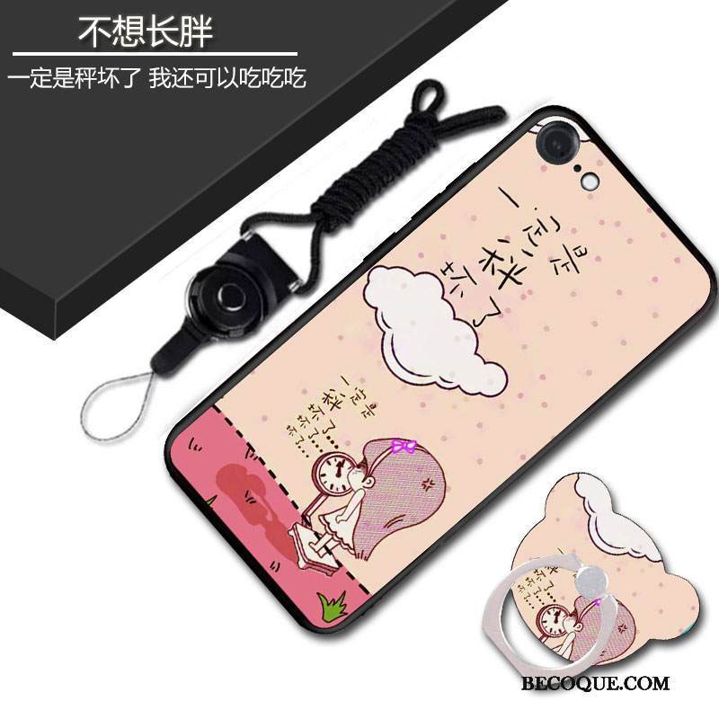 Kuori iPhone Se 2020 Pehmeä Neste Puhelimen Kuoret Kukka, Kotelo iPhone Se 2020 Silikoni Musta Persoonallisuus