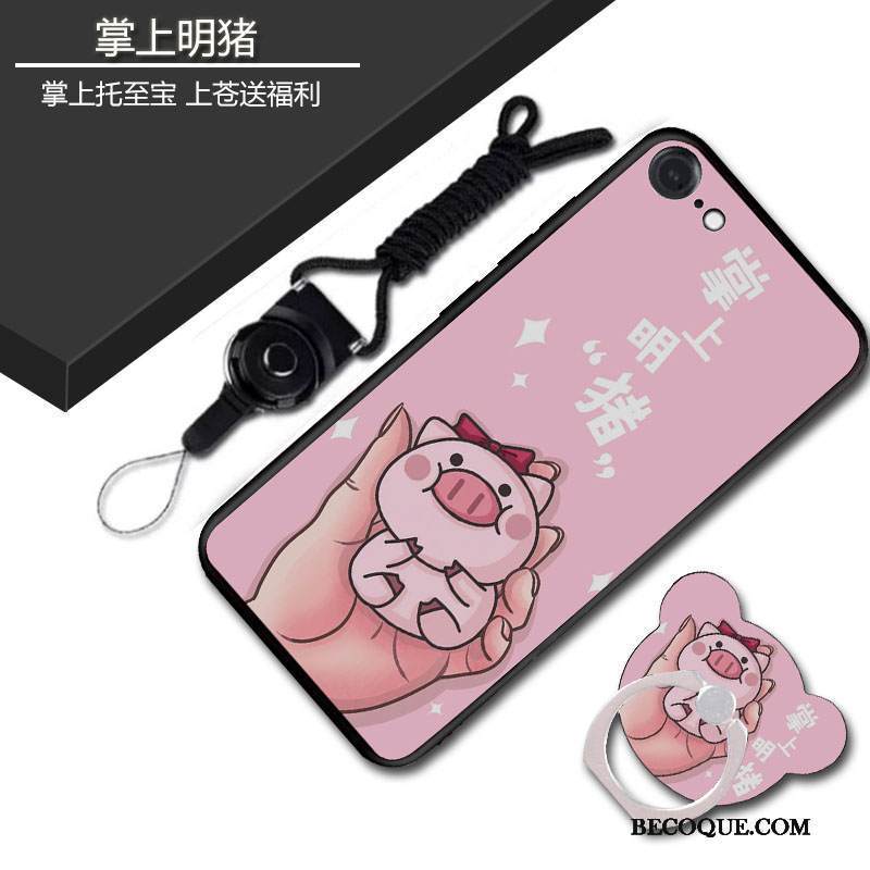 Kuori iPhone Se 2020 Pehmeä Neste Puhelimen Kuoret Kukka, Kotelo iPhone Se 2020 Silikoni Musta Persoonallisuus