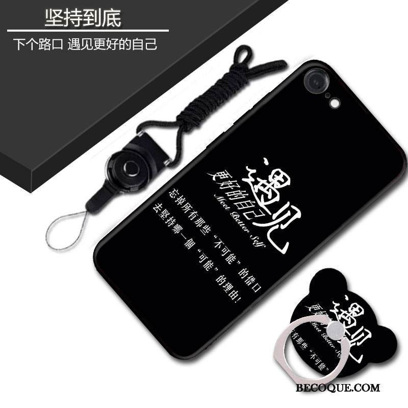 Kuori iPhone Se 2020 Pehmeä Neste Puhelimen Kuoret Kukka, Kotelo iPhone Se 2020 Silikoni Musta Persoonallisuus